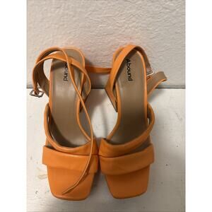 Abound Women's Delaney Ankle Strap Platform Pumps Black SZ 10